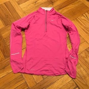Nike Element Pink Dri-fit Half Zip